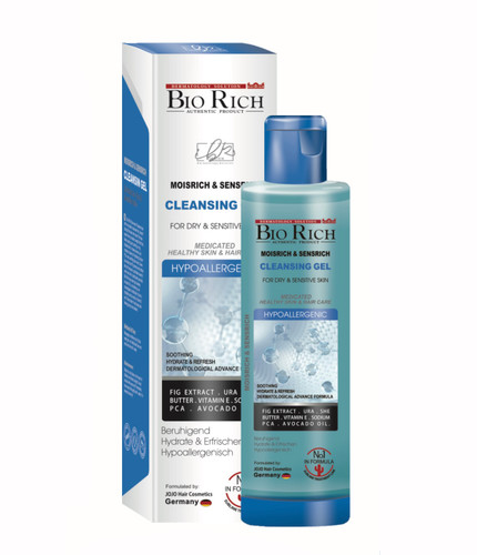 ژل شستشو پوست خشک بایوریچ