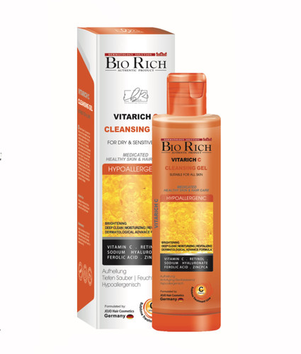 ژل شستشو صورت ویتامین C بایوریچ