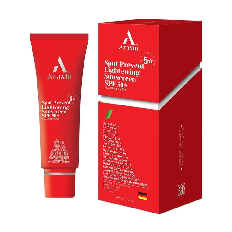 ضد افتاب روشن کننده و ضد لک آراکسین