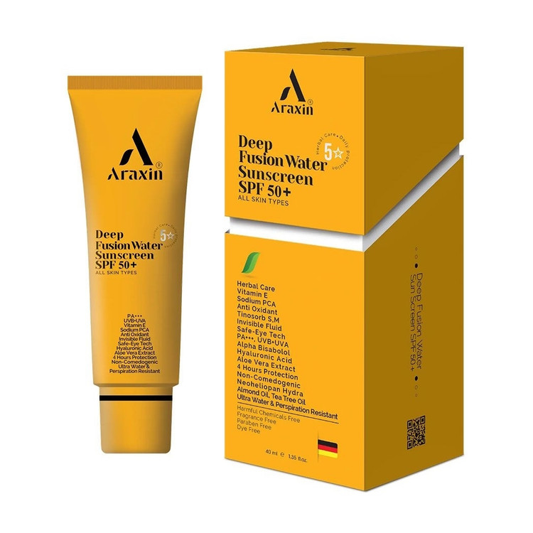 ضد افتاب فیوژن واتر آراکسین